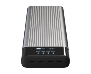 Išorinė baterija (power bank) Hyper HyperJuice 245W USB-C 100Wh su OLED ekranu