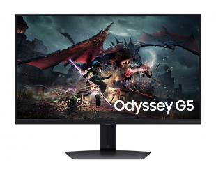 Monitorius Samsung Odyssey G5 | S27DG500EU | 27 in | IPS | QHD 2560x1440 at 180 Hz | 350 cd/m² | HDMI, DisplayPort | Height, pivot (rotation), swivel,