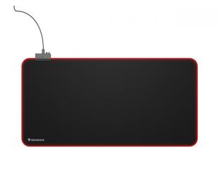 Pelės kilimėlis Genesis Boron 500 XXL RGB, 80 cmx40 cmx0.4 cm, audinys, guma, juodas