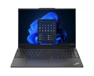 Nešiojamas kompiuteris Lenovo ThinkPad E16 Black 16" IPS WUXGA 1920x1200 pixels Anti-glare Intel Core Ultra 7 155H 16GB SO-DIMM DDR5 Solid-state driv
