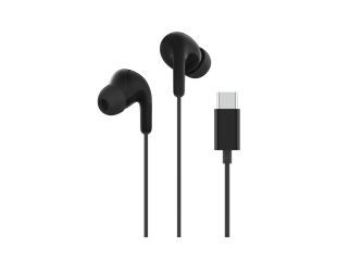 Ausinės Xiaomi Type-C su mikrofonu USB Type-C Juodos