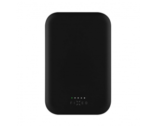 Belaidė išorinė baterija (power bank) FIXED MagZen 10000 mAh 24 pin USB-C Juoda