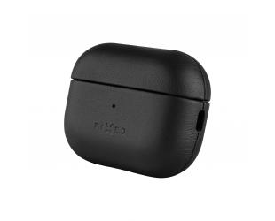 Dėklas FIXED PodsLeather Apple AirPods Pro (2nd generation) juoda