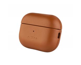 Dėklas Fixed PodsLeather Apple AirPods Pro (2nd generation) Ruda