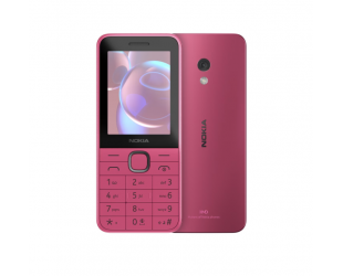 Telefonas Nokia 225 4G, 2.4", 128 MB, 64 MB, Dual SIM, Bluetooth 5.0, USB Type-C, pagrindinė kamera 0.3 MP, 1450 mAh, rožinis.