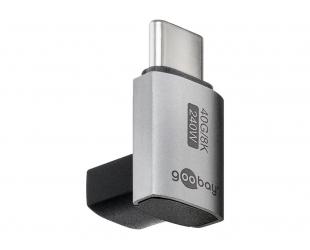 Adapteris Goobay 74444 USB-C Verticalus 90° Trumpas USB4