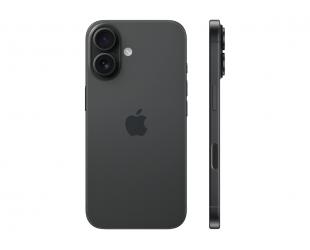 Telefonas Apple iPhone 16, 6.1" Super Retina XDR, A18, RAM 8GB, 512GB, Dual SIM, 4G, 5G, kamera 48+12 MP, iOS, juodas.