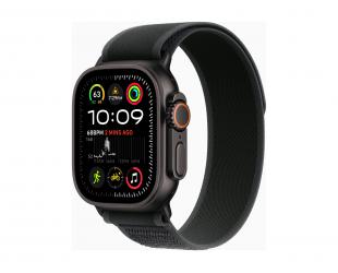Išmanusis laikrodis Apple Ultra 2, Apple Pay, 4G, atsparus vandeniui, atsparus dulkėms, titano (5 klasės), 49 mm, juodas.