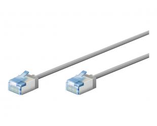 Tinklo kabelis Goobay Goobay patch cable 15 cm pilka