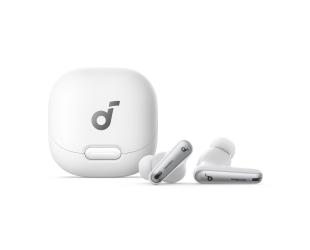 Ausinės Anker Liberty 4 NC, Bluetooth, į ausis, mikrofonas, belaidės, skaidrios baltos