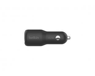 Automobilinis įkroviklis Belkin CCB005btBK 42w-30w USB-C PD PPS + 12w USB-A