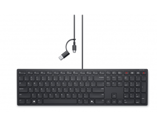 Klaviatūra Dell KB525C Juoda USB-C