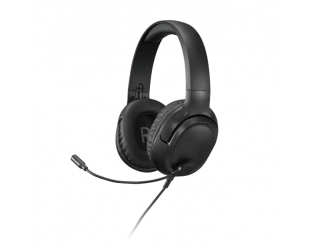 Ausinės Lenovo H110, su įmontuotu mikrofonu, 3.5 mm, juodos.
