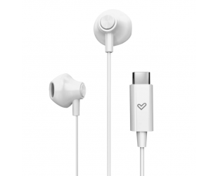 Ausinės Energy Sistem EasyPods Type C USB-C Snow