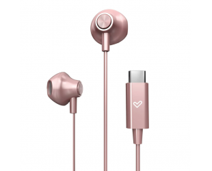 Ausinės Energy Sistem EasyPods Type C Rose Gold