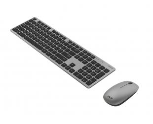 Klaviatūros ir pelės rinkinys Asus W5000 Belaidis Pilka
