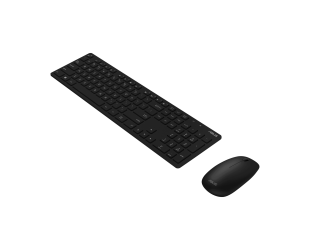 Klaviatūros ir pelės rinkinys Asus W5000 Belaidis Juodas