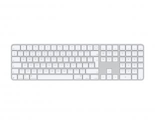 Klaviatūra Apple Magic Keyboard su Touch ID ir skaitmenine klaviatūra Balta