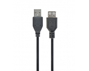 USB prailginimo laidas Cablexpert 75 cm juodas