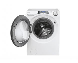Skalbyklė-džiovyklė Candy RPW 41066BWMR8-S, A/D klasė, 10 kg, 1400 RPM, 58x60 cm, ekranas, džiovinimas 6 kg, garų funkcija, balta.