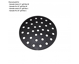 Grotelės TunaBone Charcoal Grid Kamado 21/22/23/24"