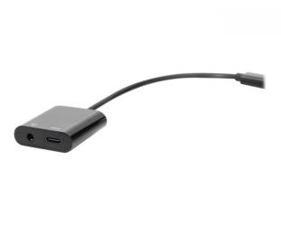 Adapteris Digitus USB-C į ausinių lizdą 0.2 m Juoda