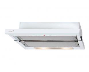 Gartraukis CATA TF-5260, teleskopinis, energijos efektyvumo klasė D, plotis 60 cm, 325 m³/h, slankiklis, LED, baltas.