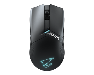 Žaidimų pelė Gigabyte AORUS M6 USB Type-C/2.4GHz Matinė juoda