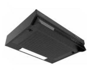 Gartraukis CATA FK SLIM 6000, įprastas, energijos efektyvumo klasė B, plotis 60 cm, 162 m³/h, mechaninis, LED, juodas.