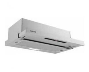 Gartraukis CATA TFK 6005 X, teleskopinis, energijos efektyvumo klasė B, plotis 60 cm, 390 m³/h, mechaninis, CSLED, nerūdijančio plieno.