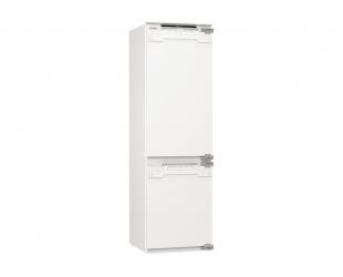 Šaldytuvas Gorenje NRKI517E62WF, įmontuojamas, 177.2 cm, šaldiklis apačioje, 176/76 l, automatinis atitirpinimas, klasė E, baltas.