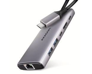 USB-C daugiafunkcis adapteris AXAGON Multi port USB 3.2 (Gen 2) 10Gbps hub