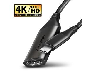 Adapteris AXAGON USB-C HDMI 0.25 m