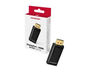 Adapteris AXAGON HDMI DisplayPort Juodas