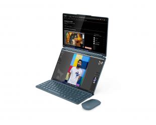 Nešiojamas kompiuteris Lenovo Yoga Book 9 14IAH10, 2x14" OLED, Jutiklinis, 2.8K, Intel Core Ultra 7, 32GB LPDDR5x, 1000GB, Intel Arc 140T, Win 11 Pro, Tidal Teal.