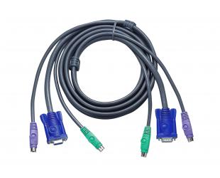 Kabelis Aten PS/2 Standard KVM 3 m