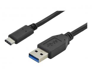 Kabelis Digitus USB-C 1 m Juodas