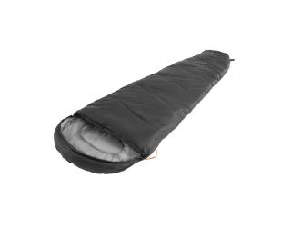 Miegmaišis Easy Camp Starling, 210x75x50 cm, -5 iki 12 °C, dvipusis atviras galas, automatinis užraktas, juodas.