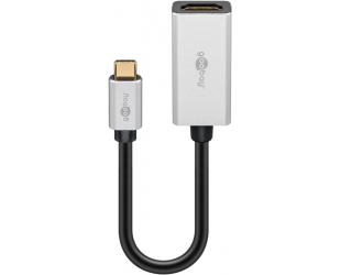 Adapteris Goobay USB-C į HDMI Sidabrinis