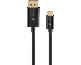 Kabelis Goobay USB-C į DisplayPort 4K 60 Hz 1 m Juodas