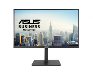 Monitorius ASUS VA27ACFSN, 27 in, IPS, QHD 2560x1440, 100 Hz, HDMI, DisplayPort, USB-C, aukščio reguliavimas, garsiakalbiai, Ethernet.