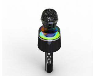 Belaidis karaoke mikrofonas Gembird MICBT-01-BK 3.5mm Bluetooth Juodas