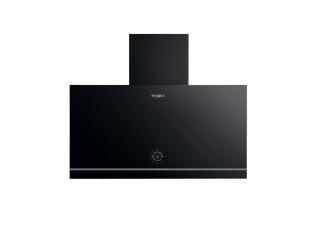 Gartraukis Whirlpool WHVA 62F LM K, montuojamas ant sienos, energijos vartojimo efektyvumo klasė A, plotis 59.8 cm, 485 m³/h, mechaninis, LED, juodas
