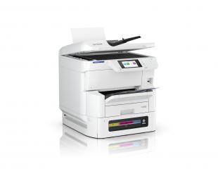 Daugiafunkcis spausdintuvas Epson WorkForce Pro EM-C8100RDWF, faksas / kopijavimas / spausdinimas / skenavimas, spalvotas, rašalinis, A3, baltas