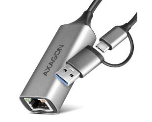 Adapteris AXAGON ADE-TXCA, USB 3.2 Gen 1 Gigabit Ethernet, Nintendo Switch palaikymas, USB C-A redukcija