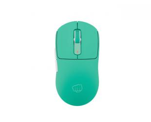 Pelė Fury Tanto T4, laidinė/belaidė, 2.4 GHz, Bluetooth, USB, mėtų spalvos
