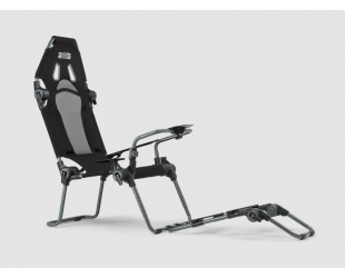 Simuliatoriaus sėdynė Next Level Racing F-GT Lite, sulankstoma formulės ir GT kabina, pilka ir juoda.
