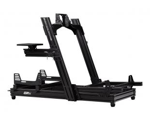 Lenktynių simuliatoriaus kabinos rėmas Next Level Racing GTLite Front & Side Mount Edition, juodas