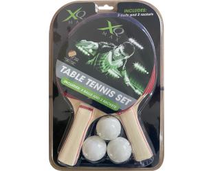 Stalo teniso rinkinys Pure2Improve, 2x raketės, 3x kamuoliukai
