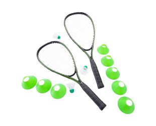 Badmintono rinkinys Pure4Fun Speed, 58x21cm, juodas/žalias
